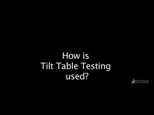 Tilt table test - Mayo Clinic