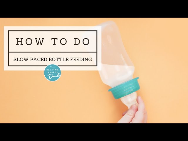 How to Bottle Feed your Baby: Paced Bottle Feeding 