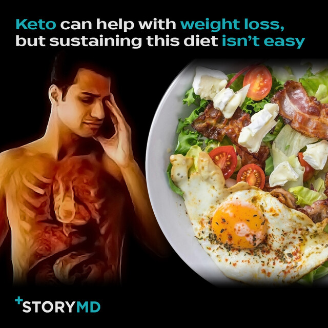 Keto can help with weight loss, but sustaining this diet isn’t easy