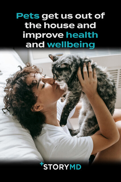 Pets get us out of the house and improve health and wellbeing
