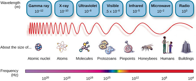 Electromagnetic Spectrum Chart In Order