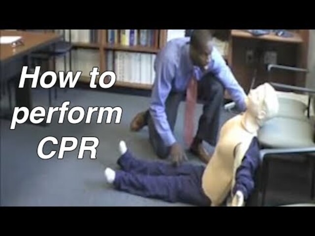 How To Perform CPR (Cardiopulmonary Resuscitation)