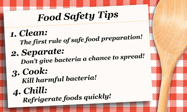 Four Steps to Food Safety