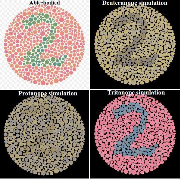 Reverse Colorblind Test